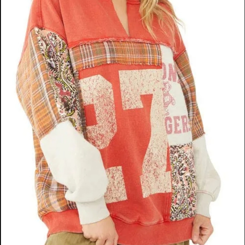ISO Free People Red Ryder hoodie pullover